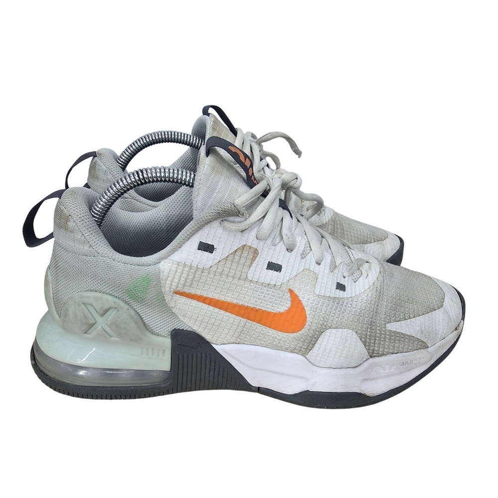 Nike Air Max Alpha Trainer 5 Sneakers Mens 8 White Bright Mandarin DM0829-103